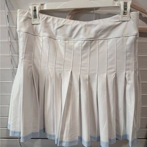 Smith and Quinn Pleated Golf Skirt with Blue Trim